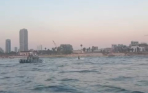 يافا: عمليات انعاش لفتى غرق على شاطئ المدينة